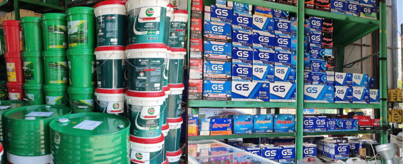 Kho Đầy Đủ Hàng Hoá  và retrievel system 