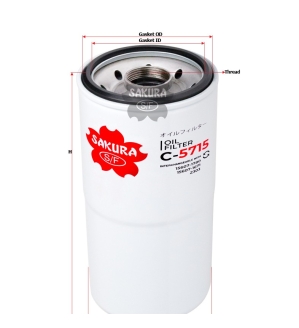BỘ LỌC DẦU C-5715
